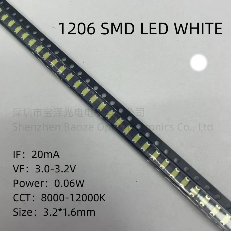 Actinic Blue Led - 1206 SMD LED rosso giallo verde