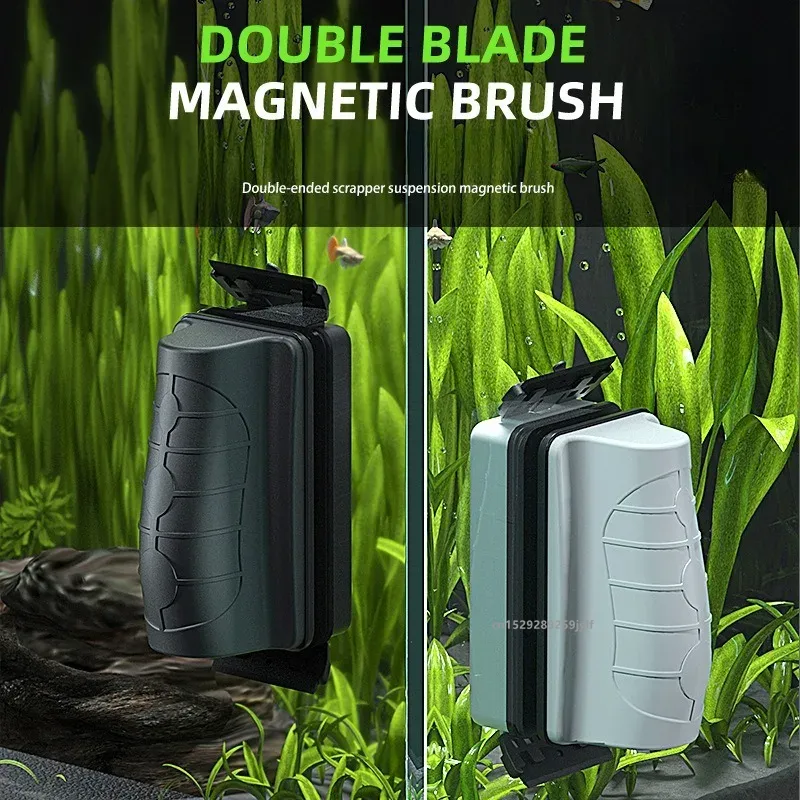 Marine Aquarium Glass Scraper - Spazzole Magnetiche Piccole per Acquario, Raschietto