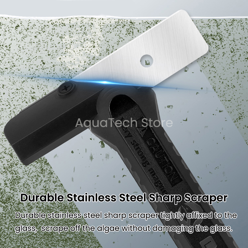 Spazzola per la pulizia del ve - Marine Aquarium Glass Scraper recensione e prezzo