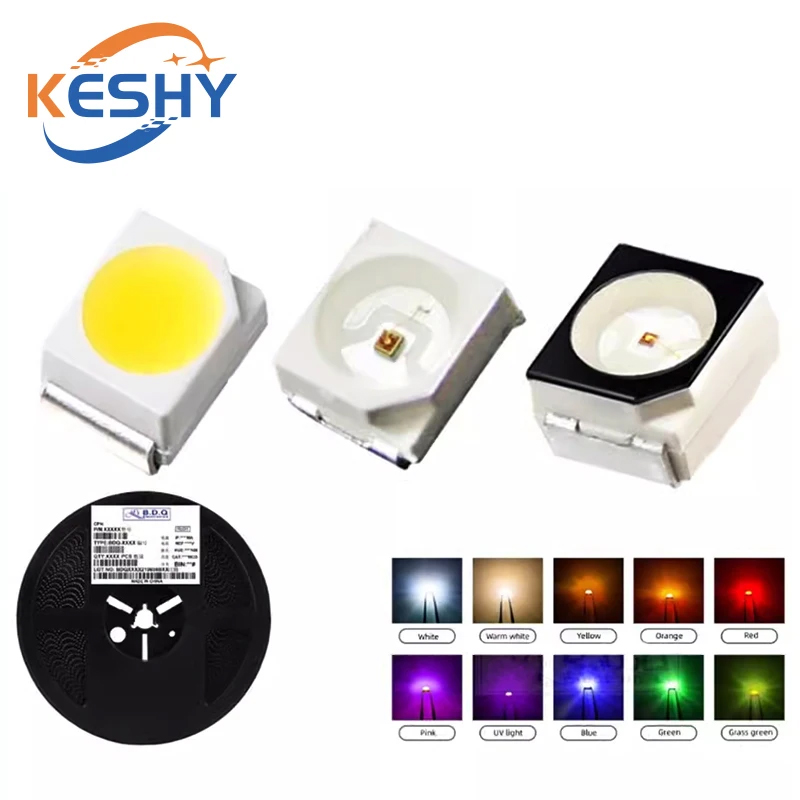 100 pz/lotto Diodi LED SMD 352 - Actinic Blue Led recensione e prezzo