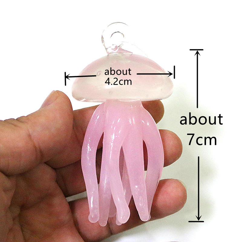 Ciondolo in vetro medusa rosa  - Aquarium And Marine recensione e prezzo